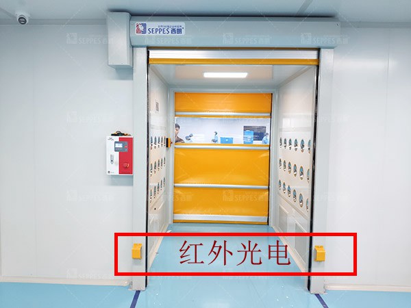 快速卷簾門(mén)上的光電作用插圖1